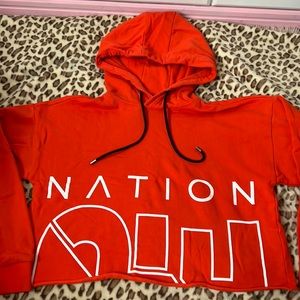 PE Nation Crop Sweatshirt